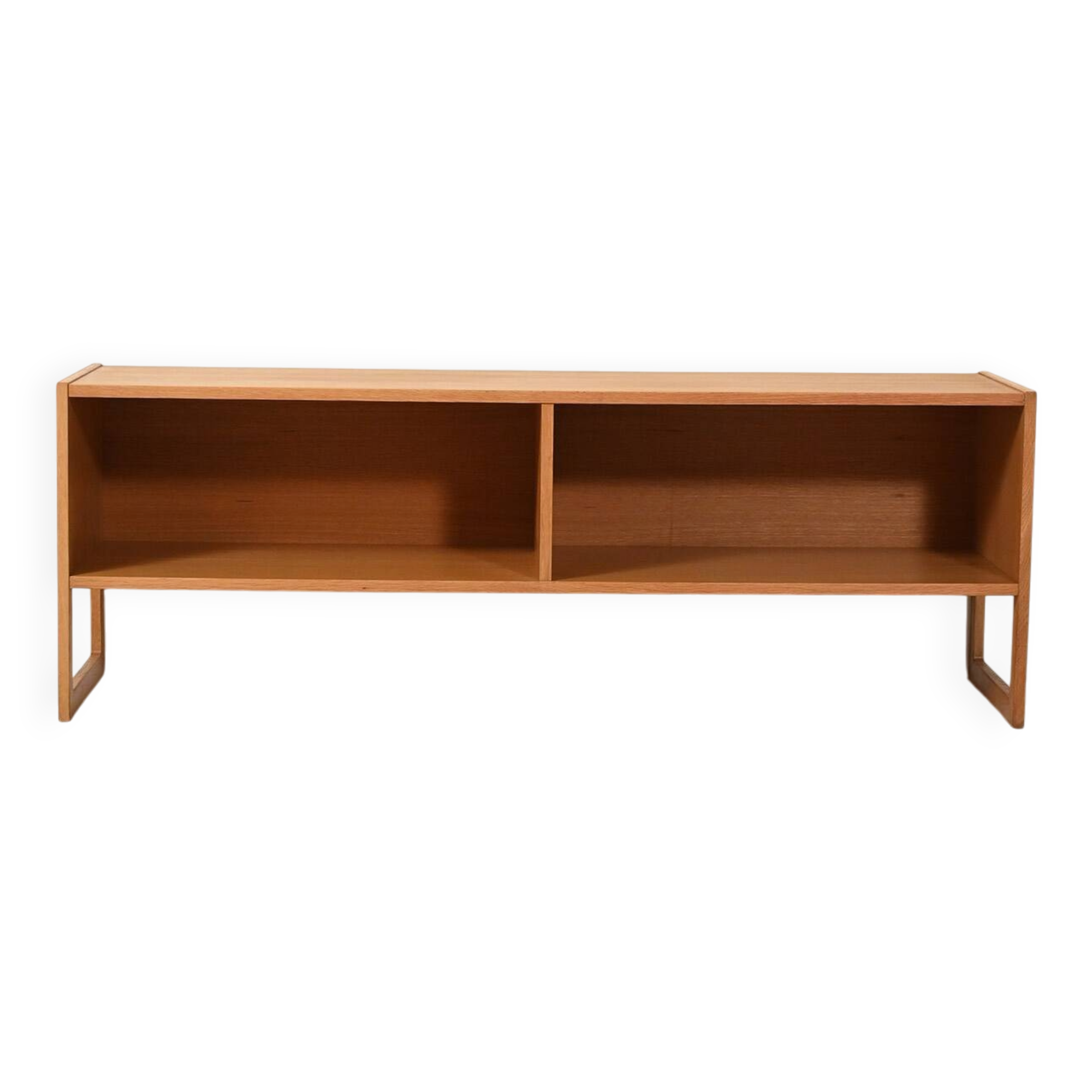 1960s oak TV stand by Arne Wahl Iversen