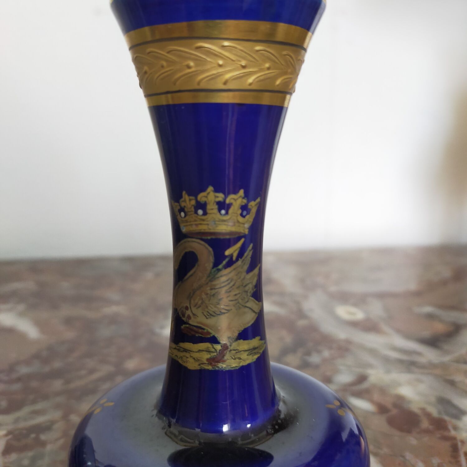 Vase faïence Bleu de Tours