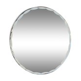 Miroir rond biseauté