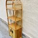 Rattan shelf