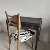 Desk with moldings, old patina