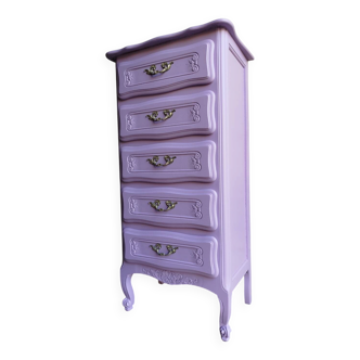 Vintage lilac chest of drawers