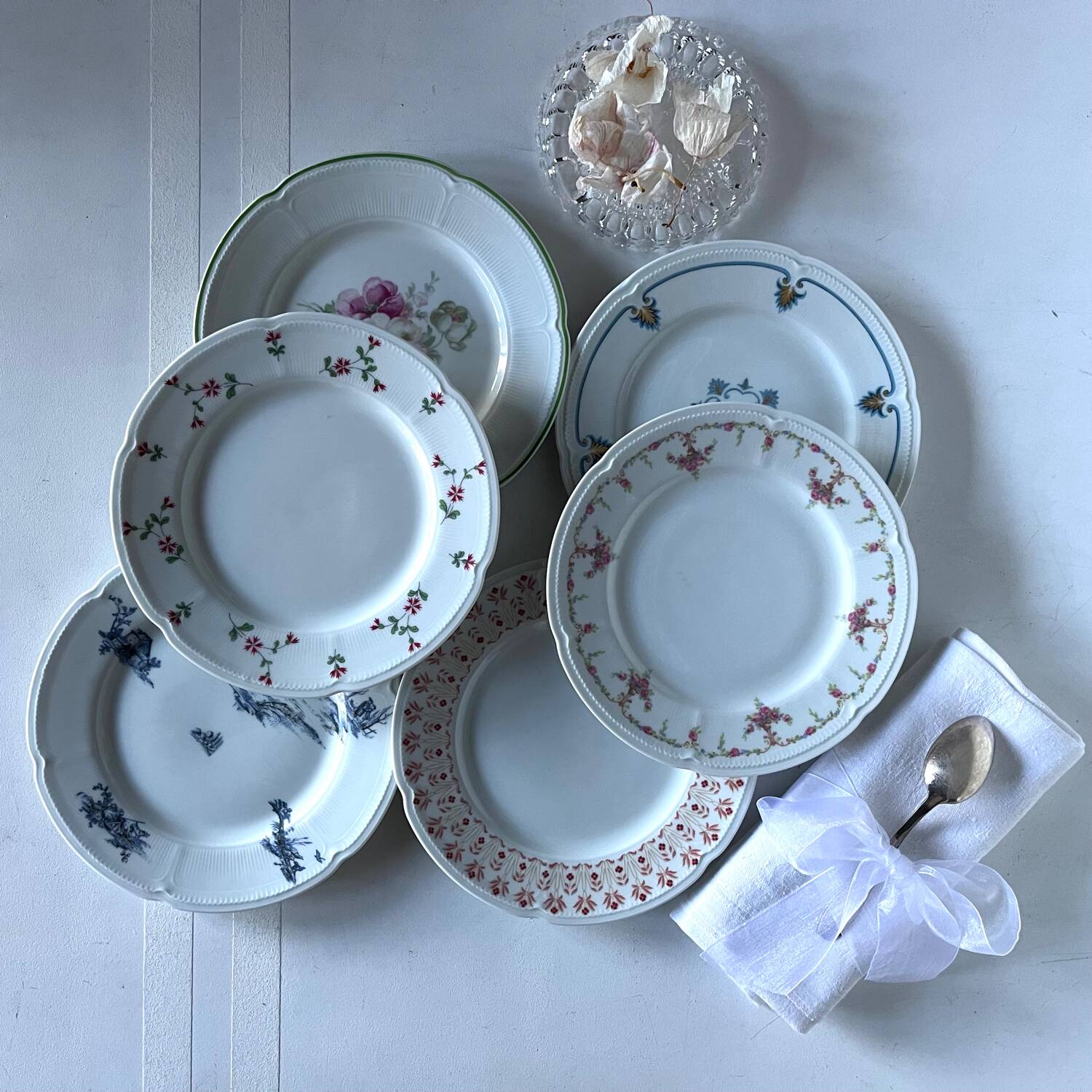 Limoges porcelain dessert plates