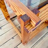 Vintage 70s coffee table, side table