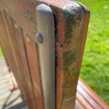 Old Parisian metro bench
