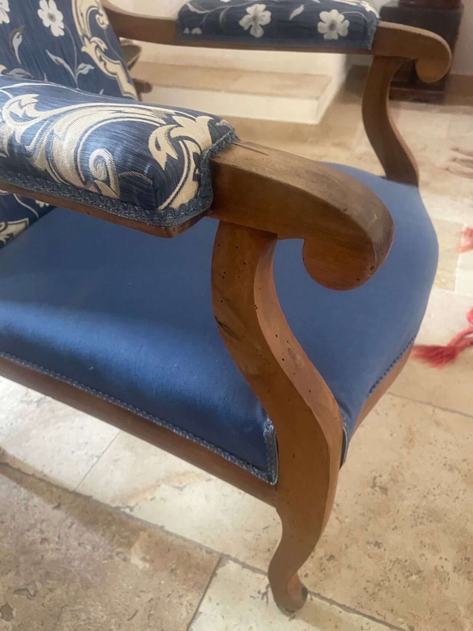 Voltaire armchair 19th century Restoration