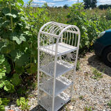 Ancien salon en rotin blanc : 5 meubles