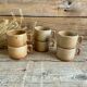6 tasses en grès de Brenne France
