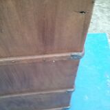 Flat trunk with wrought iron closures