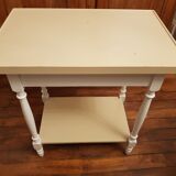 Antique side table with drawer