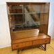 Mid-Century Vintage Turnidge of London Teak Display Cabinet (1960s–1970s)