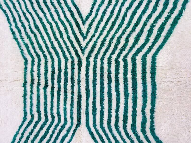 Berber rug available in pink, blue, and green, 200cm x 300cm