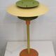 Lampe de bureau danoise unique en rose et vert par Lyskaer - Modèle 2252 -