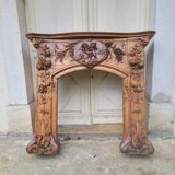 Art Nouveau fireplace.