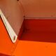 vintage orange bread hutch 70s