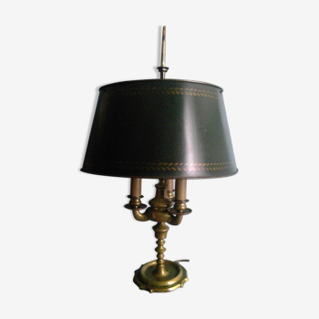 Bronze bouillotte lamp