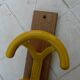 vintage yellow wall coat rack "Ghidini Italy"