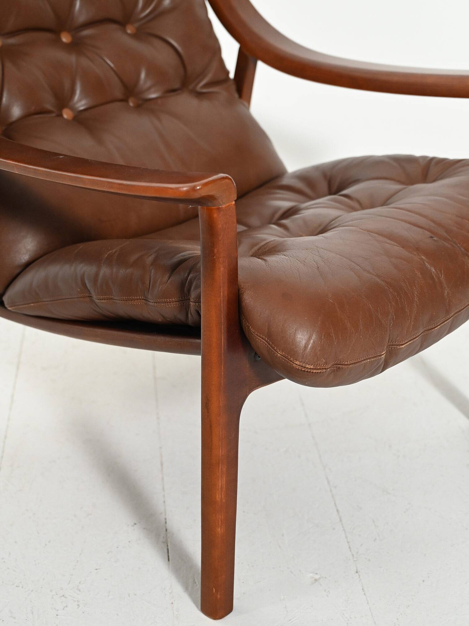 Pair of Danish armchairs by JM Birking