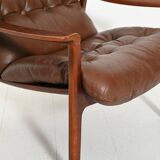 Pair of Danish armchairs by JM Birking