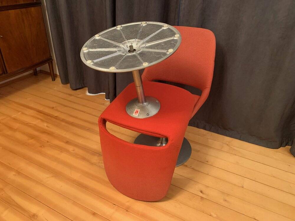 Set of Finnish Polaris swivel chairs by Eero Aarnio for Asko Export, 1970s