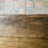 Antique wooden farmhouse table