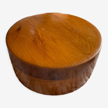 Boîte en bois  ronde