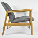 Original restored armchair GFM-64, designer E.Homa, 1960s, grey