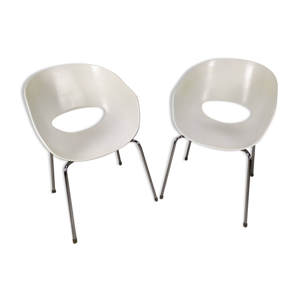 Paire de fauteuils sintesi orbite large