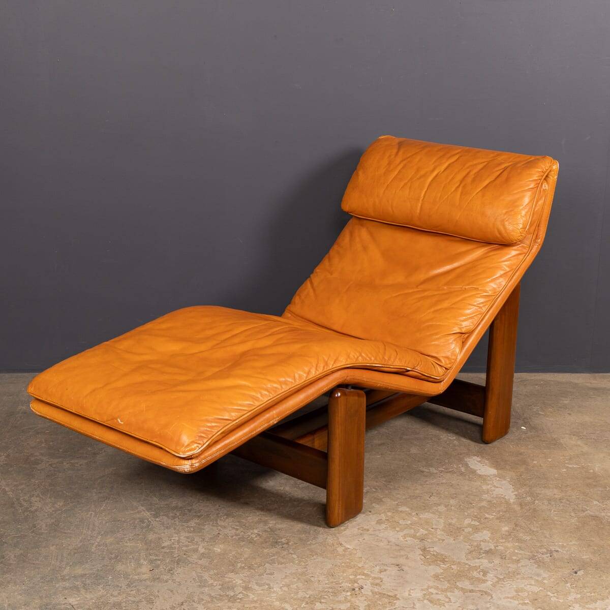20Thc Italian Periplo Leather Chaise Longue By Tarcisio Colzani