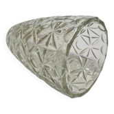 Vase en cristal Art Déco, ancienne Tchécoslovaquie, années 1950