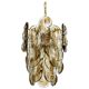 Smoked glass suspension by Murano, Kalmar, Austria, 1970s