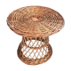 Braided rattan table