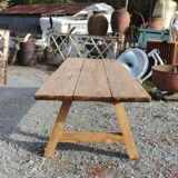 Large recycled teak table