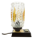 Mid-century modern bedside lamp, glass, Germany, 1970s
