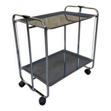 1960s 1970s Serving Cart Dinette Space Age in Metal Plastic