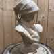 Italian marble bust of a woman/mother with her child