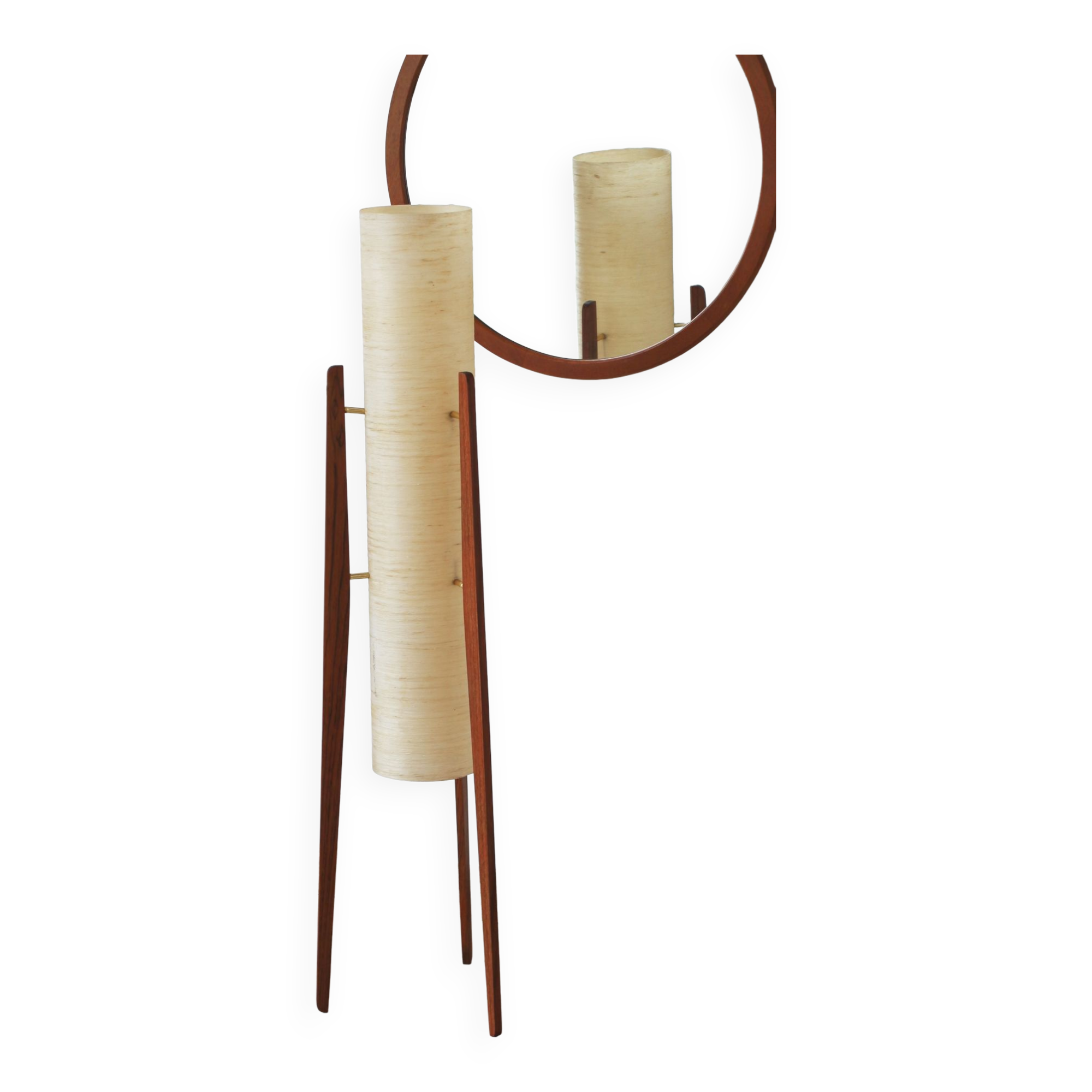 Rocket lamp - cream - 60's