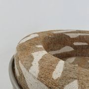 Vintage Bauhaus Club Chair Jacquard & Chrome, Fully Restored 