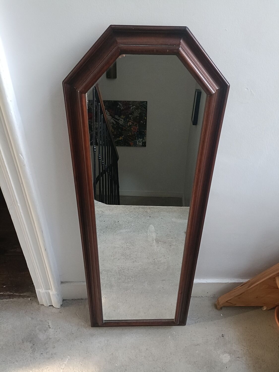Rectangular vintage mirror
