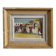 Oriental oil on cardboard with a knife by P. Gobewille