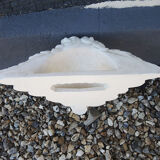 2 old cherubin wall lamps in plaster