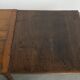 Antique oak dining table from the late 18th century with extendable leaves
