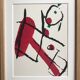 Pierre tal coat. composition, 1966. original lithograph.