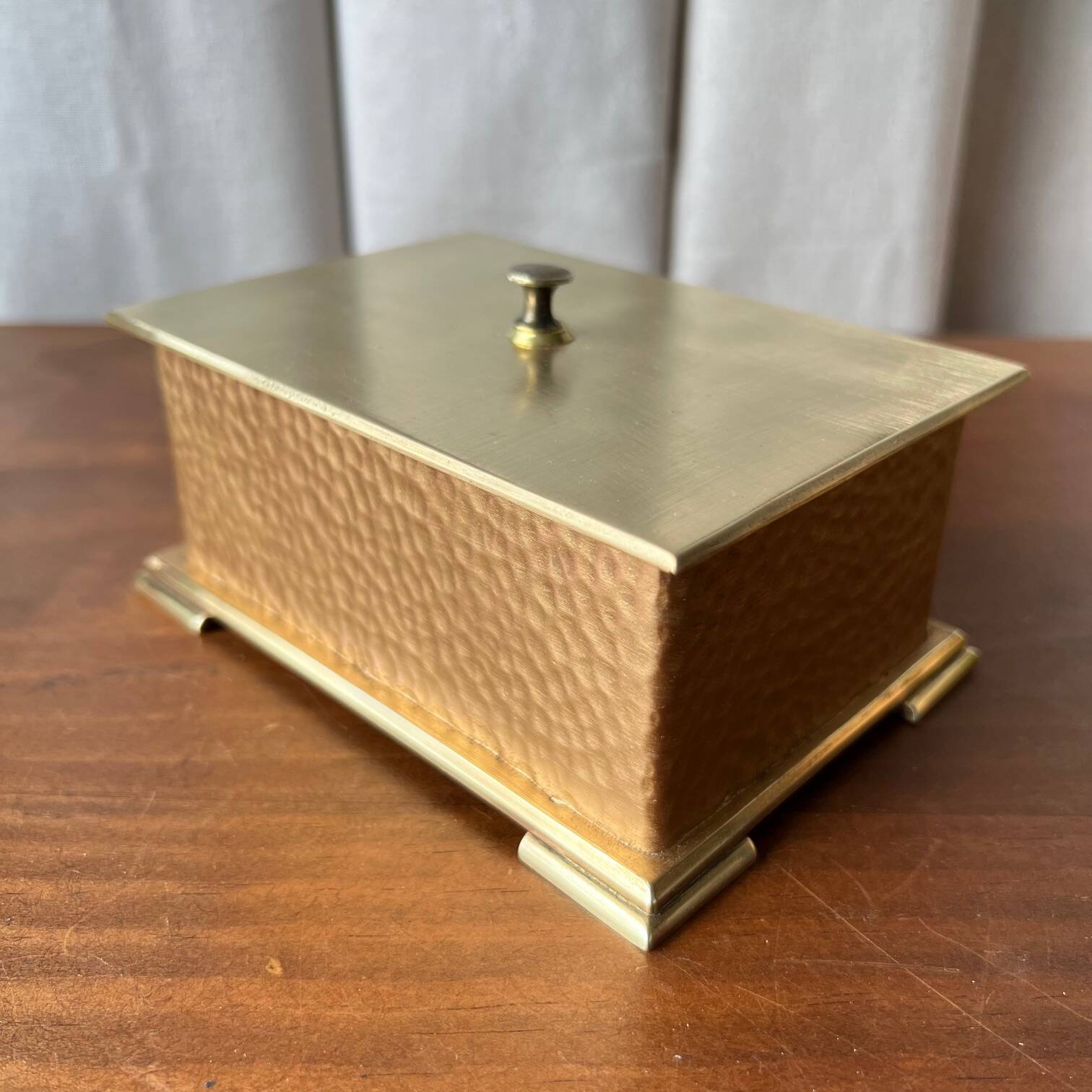Brass jewelry box