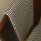 Wood and tweed chairs by Acerbis International, Italy, 1980s, set of 4.