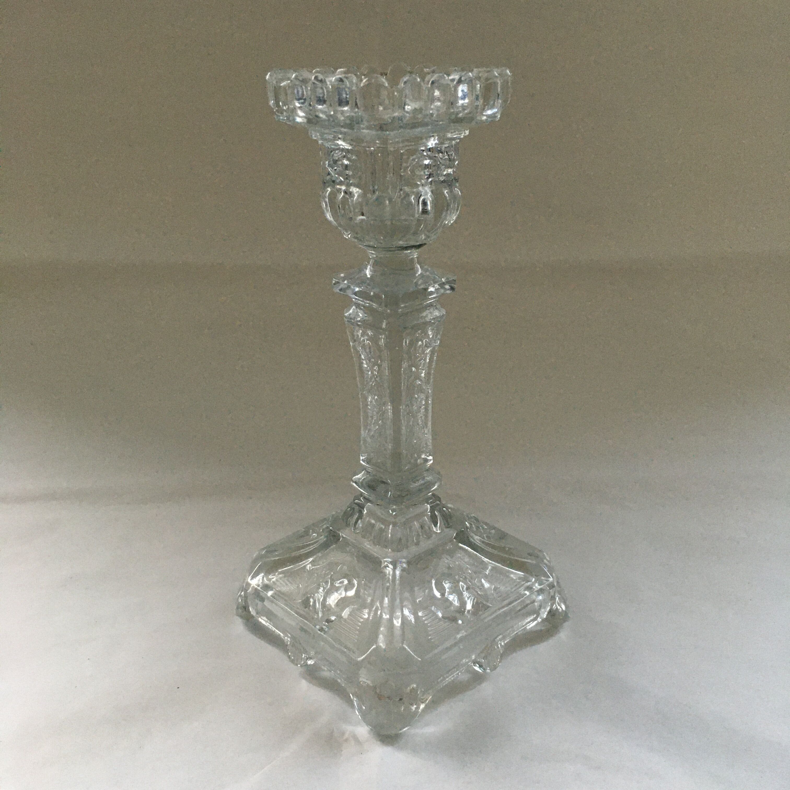 Bougeoir en verre