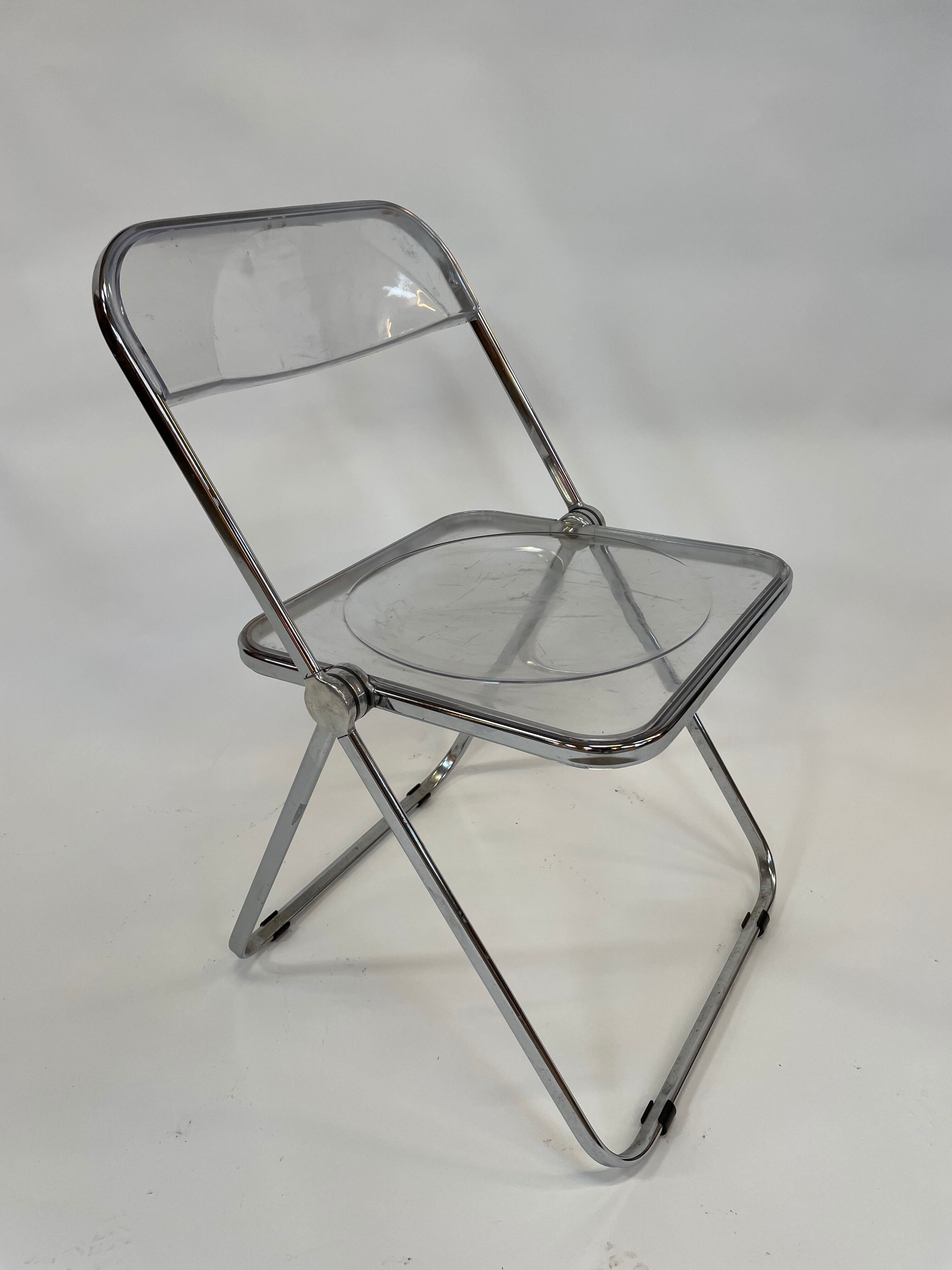 Folding chair by Giancarlo Piretti for Castelli
