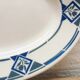 Plat ovale Badonviller Art Déco