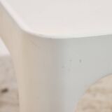 Table basse en plastique par Preben Fabricius