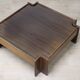 Table basse « Zelda » par Sergio Asti en palissandre, 1960